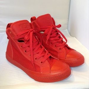 Red kids Converse
